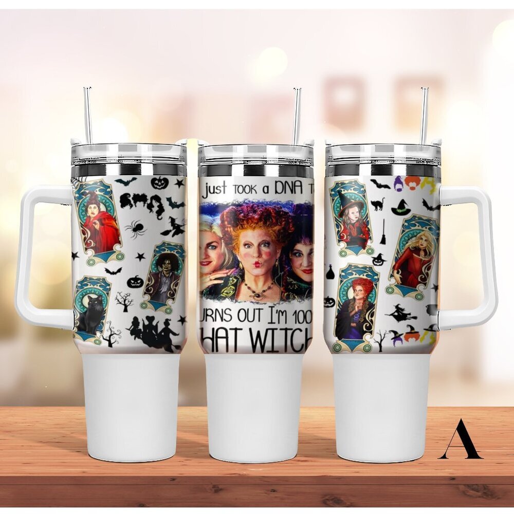 Disney Hocus Pocus 40oz Tumbler.Birthday gift for her.Girls' gift.Gifts for Mom.